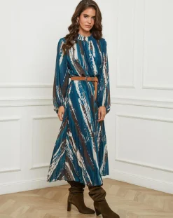 Robe Capucine bleue-L'Armoire de Suzette Hot