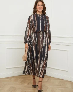 Robe Capucine noire-L'Armoire de Suzette Clearance