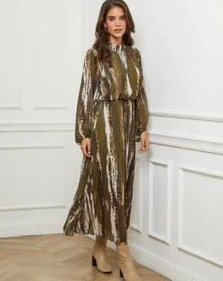 Robe Capucine verte-L'Armoire de Suzette Sale