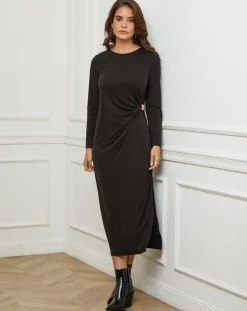 Robe Celeste noire-L'Armoire de Suzette Clearance