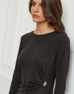 Robe Celeste noire-L'Armoire de Suzette Clearance