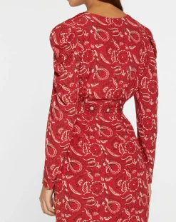 Femme Suncoo Robes^Robe Cennet imprimée rouge