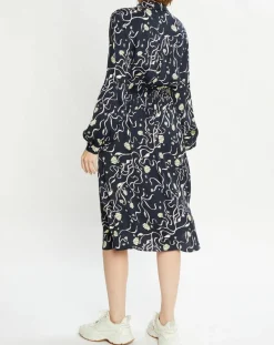 Robe Chemise Cosmos bleu nuit/violet-Scotch & Soda Online