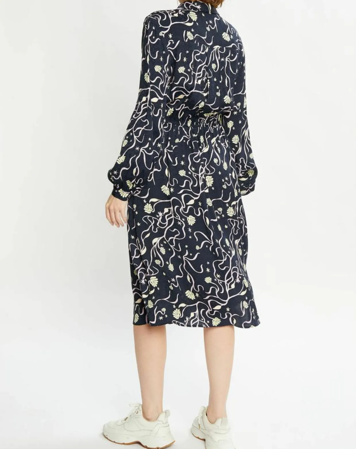 Robe Chemise Cosmos bleu nuit/violet-Scotch & Soda Online