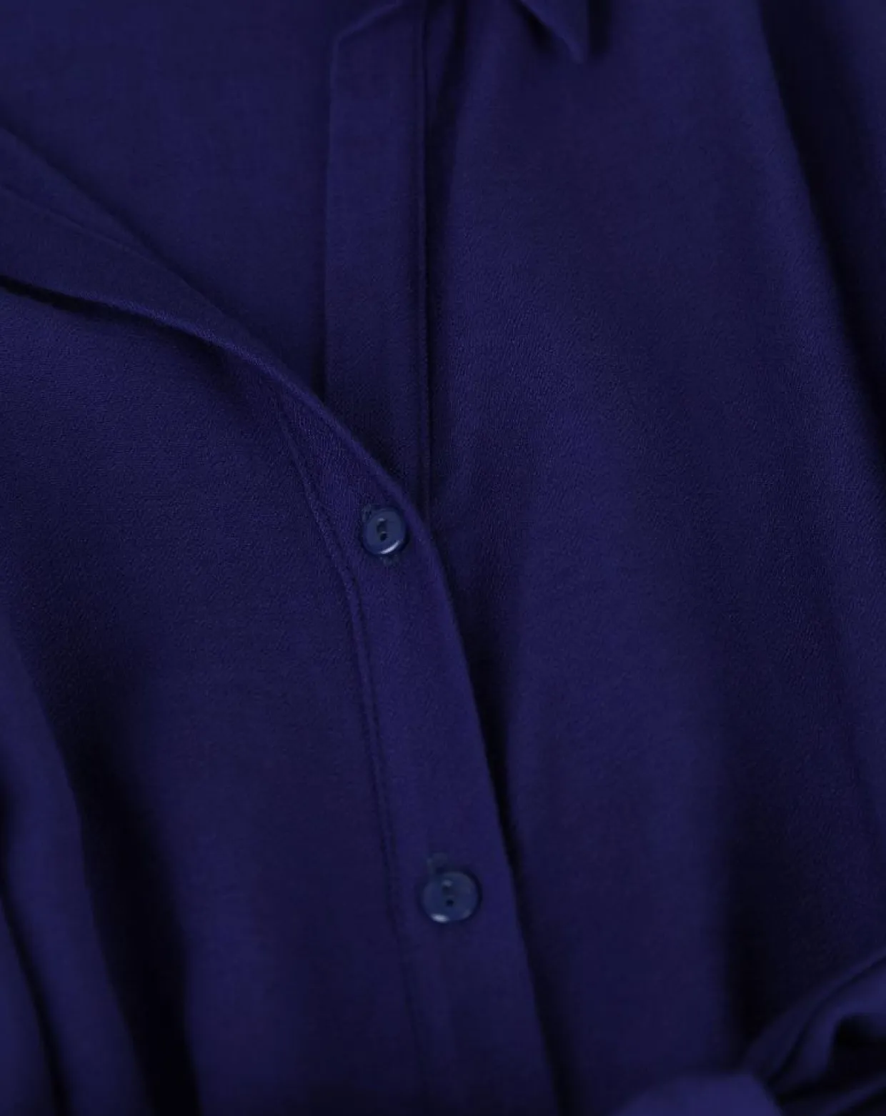 Robe chemise courte Mira bleu électrique-An'ge Sale