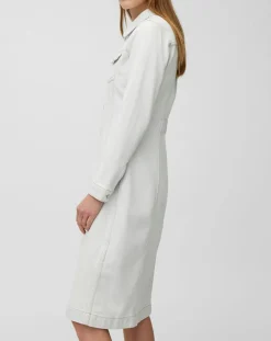 Femme Marc O'Polo Robes^Robe chemise en Jean cintrée bleu clair