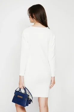 Robe col perle naturel-C&Jo Clearance
