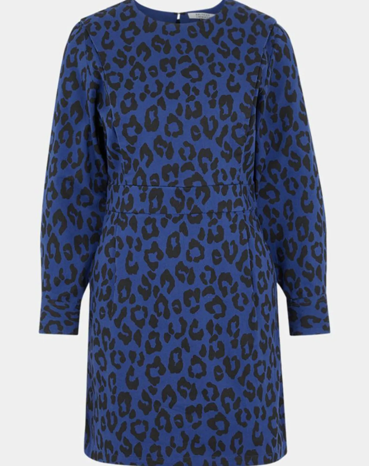 Femme Galeries Lafayette Robes^Robe court en Coton bio Clara imprimé léopard bleu/noir