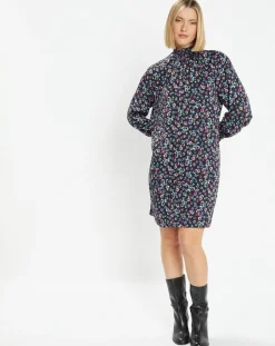 Robe courte et droite Cannelle imprimé fantaisie multicolore-Galeries Lafayette Clearance