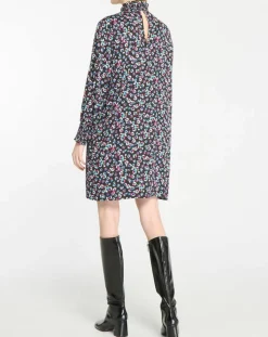 Robe courte et droite Cannelle imprimé fantaisie multicolore-Galeries Lafayette Clearance