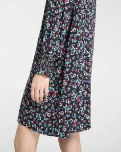 Robe courte et droite Cannelle imprimé fantaisie multicolore-Galeries Lafayette Clearance