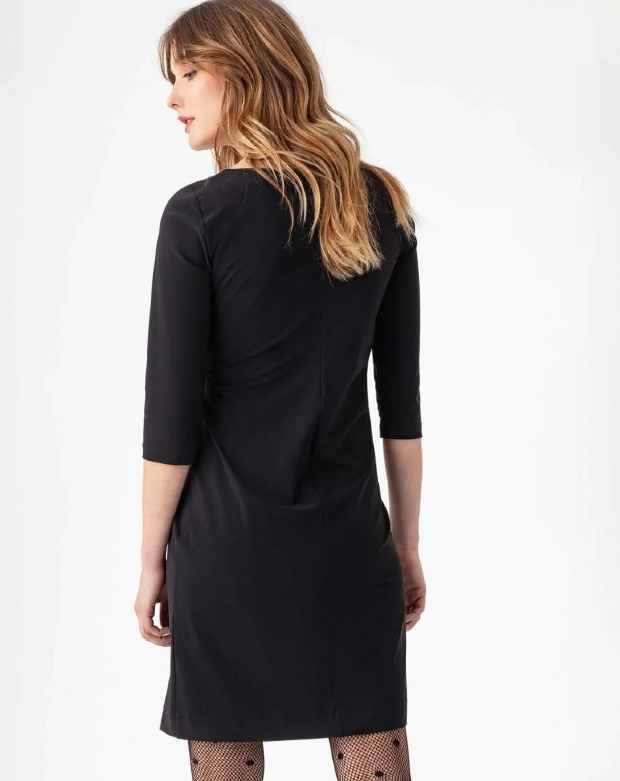 Robe Courte Gisele noire-Indies Hot
