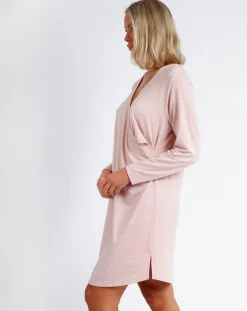 Robe de maternité rose-Mr Wonderful Hot