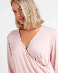 Robe de maternité rose-Mr Wonderful Hot