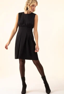 Femme Bleu Blanc Rouge Robes^Robe Dhelia noir