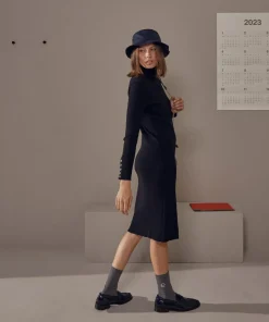 Femme Rodier Robes^Robe Dinah moulante boutons noir