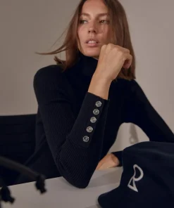 Femme Rodier Robes^Robe Dinah moulante boutons noir