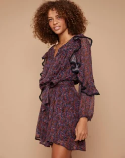 Robe Dory multicolore/violet-Louizon Discount
