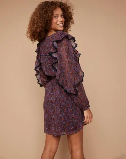 Robe Dory multicolore/violet-Louizon Discount