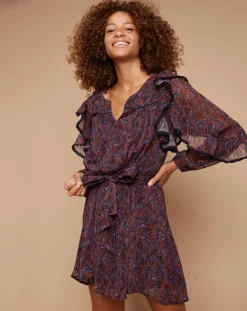 Robe Dory multicolore/violet-Louizon Discount