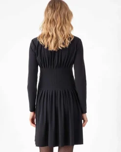Robe Eliane noire-Indies Outlet