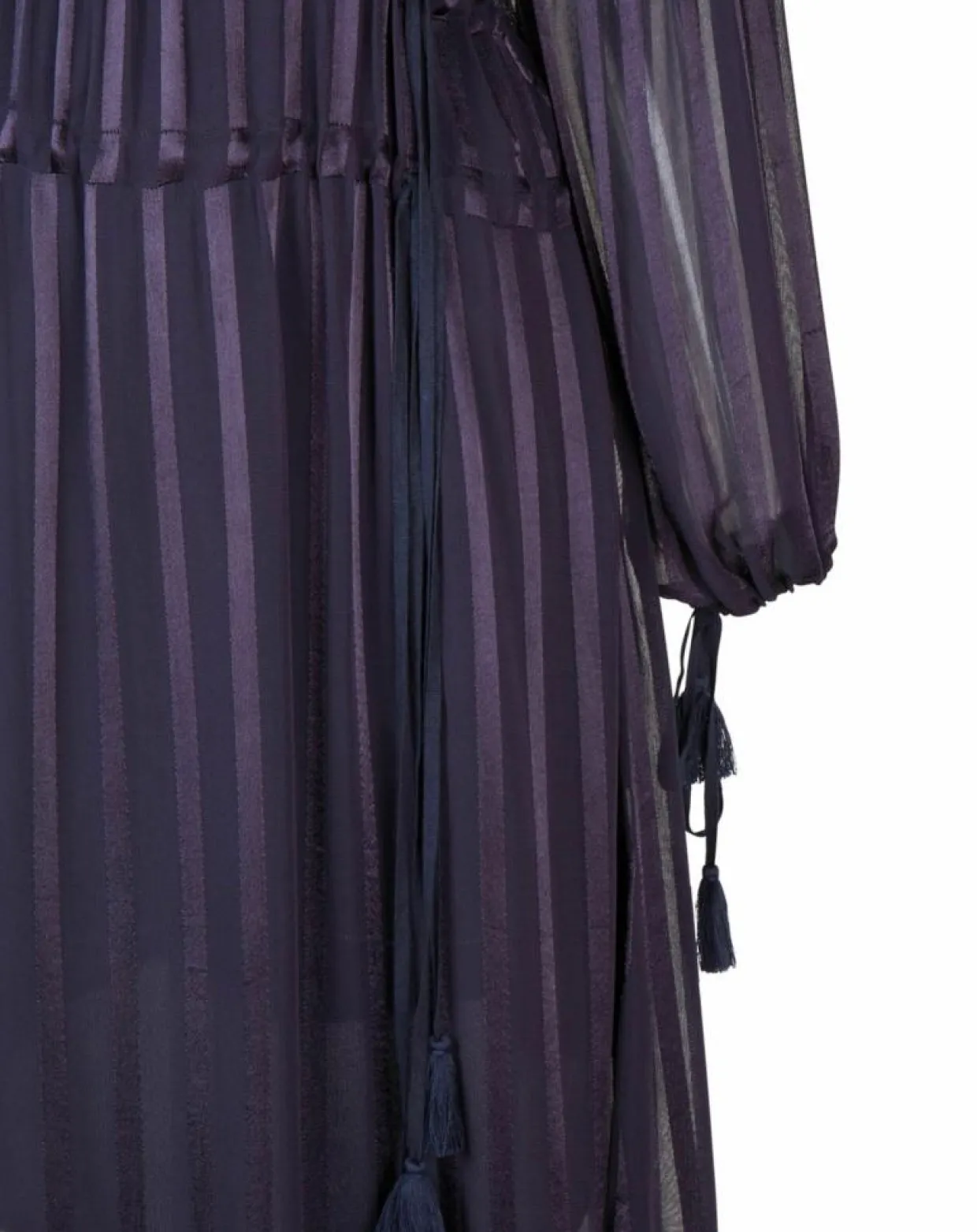 Femme Mare di Latte Robes^Robe Elise zébre encre