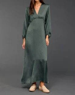 Femme Lauren Vidal Robes^Robe Eliza verte