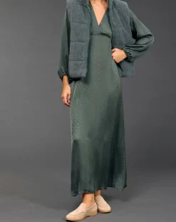 Femme Lauren Vidal Robes^Robe Eliza verte