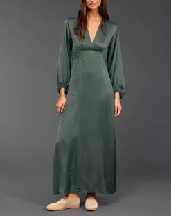 Femme Lauren Vidal Robes^Robe Eliza verte