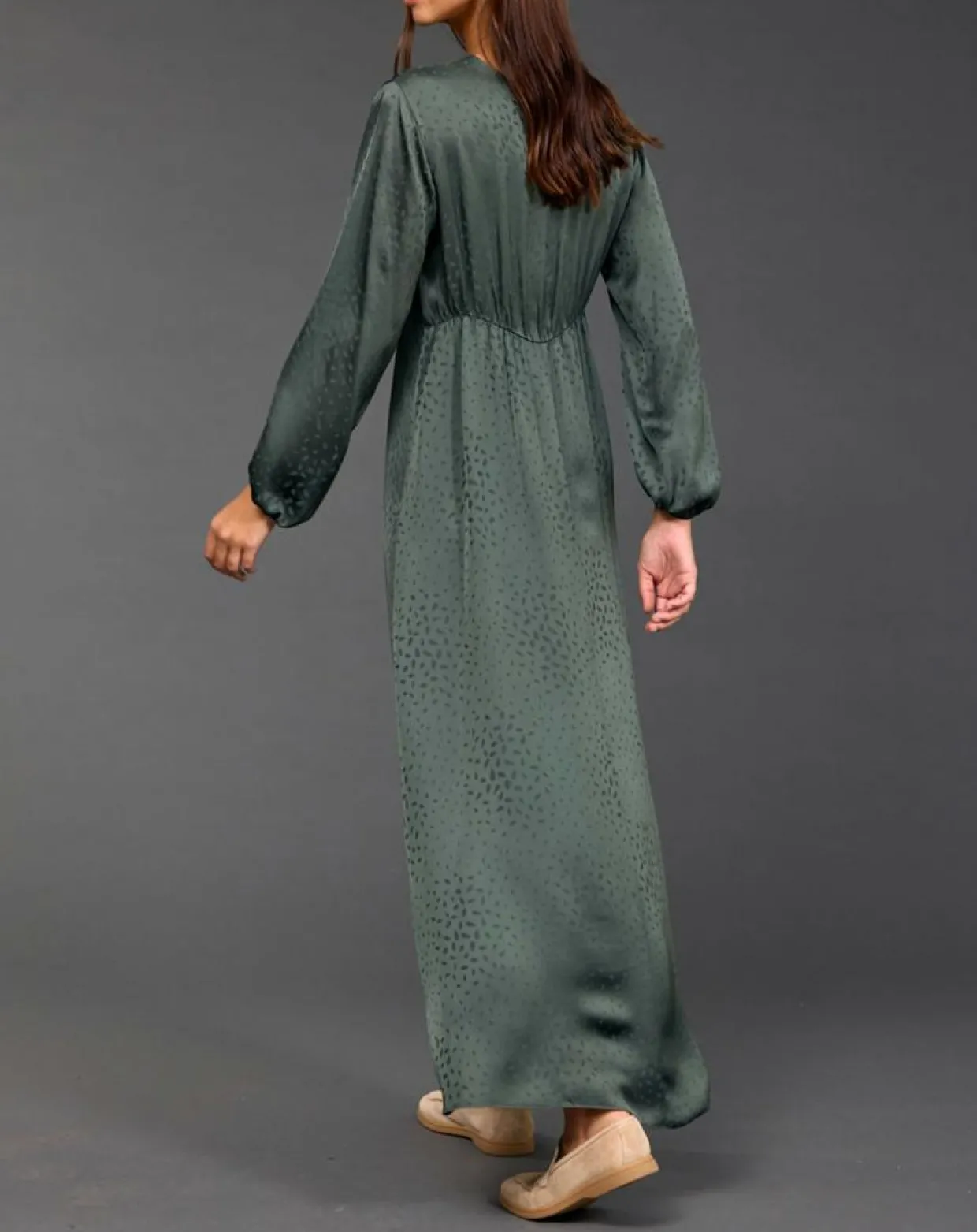 Femme Lauren Vidal Robes^Robe Eliza verte