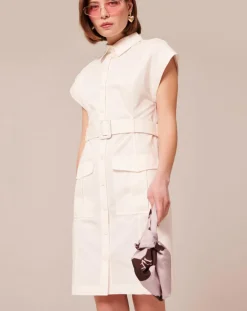 Robe en coton blanche-Tara Jarmon Discount