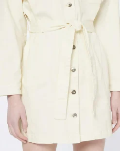 Femme Galeries Lafayette Robes^Robe en Denim Patti écrue