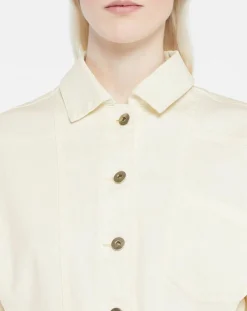 Femme Galeries Lafayette Robes^Robe en Denim Patti écrue