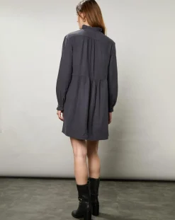 Robe en Gaze de Coton Rimba charbon-Hartford Hot