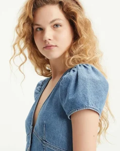Robe en jean courte Erin 90's bleue-Levi's® Outlet