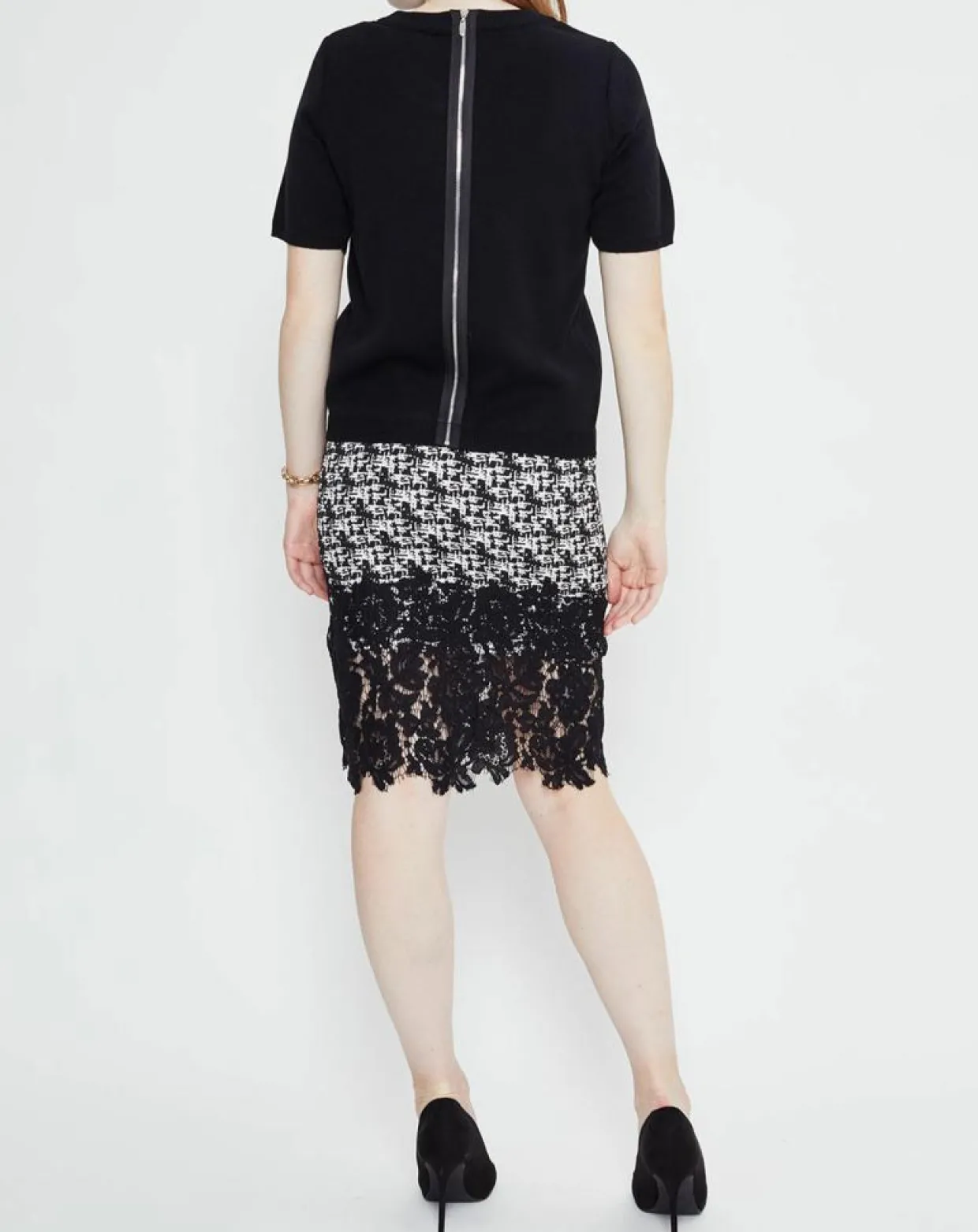 Femme Derhy Robes^Robe en Laine mélangée Camoyard noire