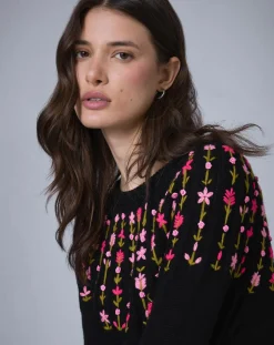 Femme Manoush Robes^Robe en Laine mélangée Claudine noire