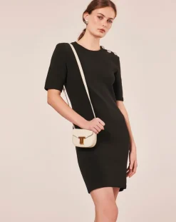 Robe en Laine mélangée irisée acier-Tara Jarmon Hot