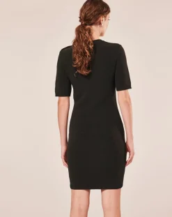 Robe en Laine mélangée irisée acier-Tara Jarmon Hot