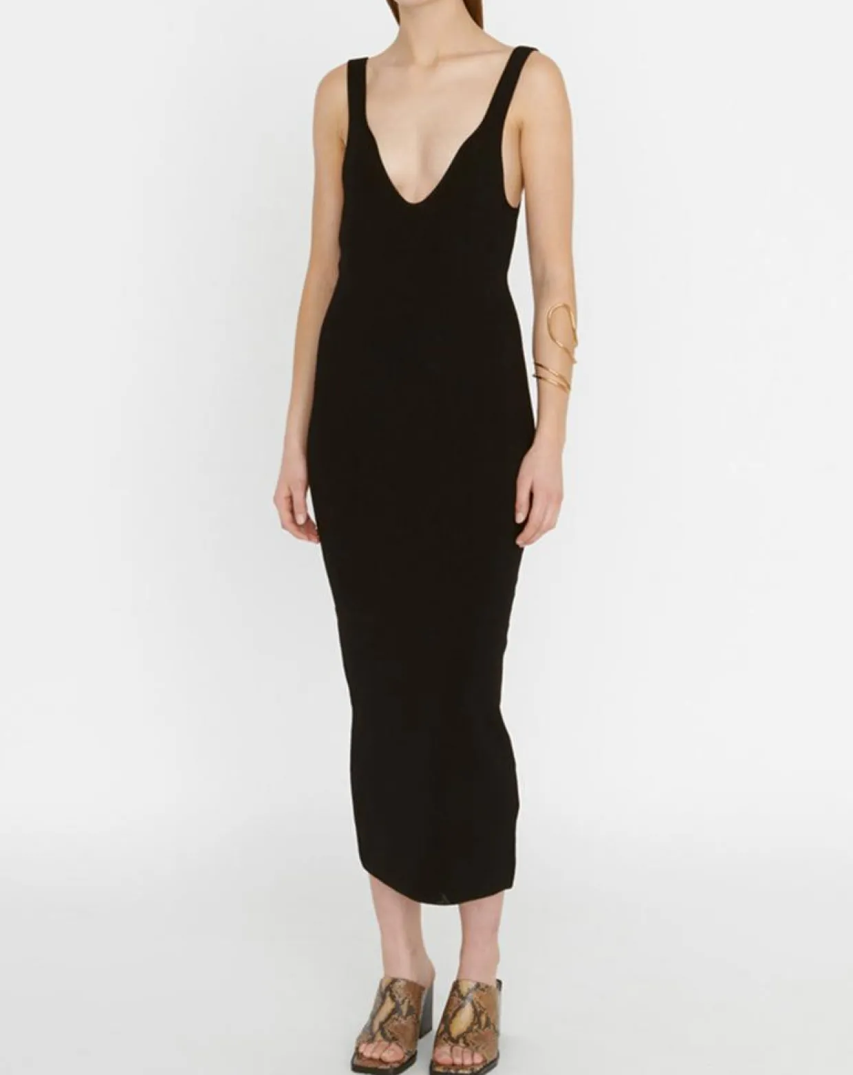 Robe en maille Remir noire-Zapa New
