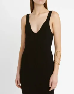 Robe en maille Remir noire-Zapa New