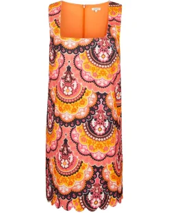 Robe en Velours côtelé Fall imprimée rose/multicolore-Manoush Hot