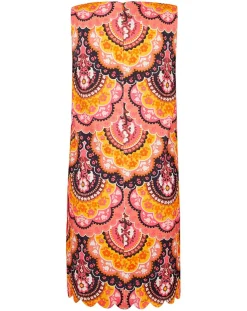 Robe en Velours côtelé Fall imprimée rose/multicolore-Manoush Hot