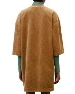 Femme Marc O'Polo Robes^Robe en Velours côtelé zip poche marron