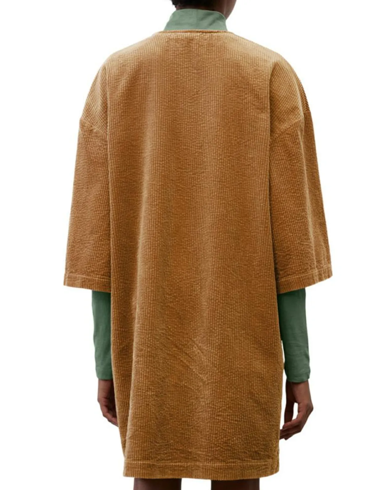 Femme Marc O'Polo Robes^Robe en Velours côtelé zip poche marron