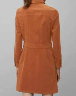 Robe en Velours Milleraies marron-Marc O'Polo Best