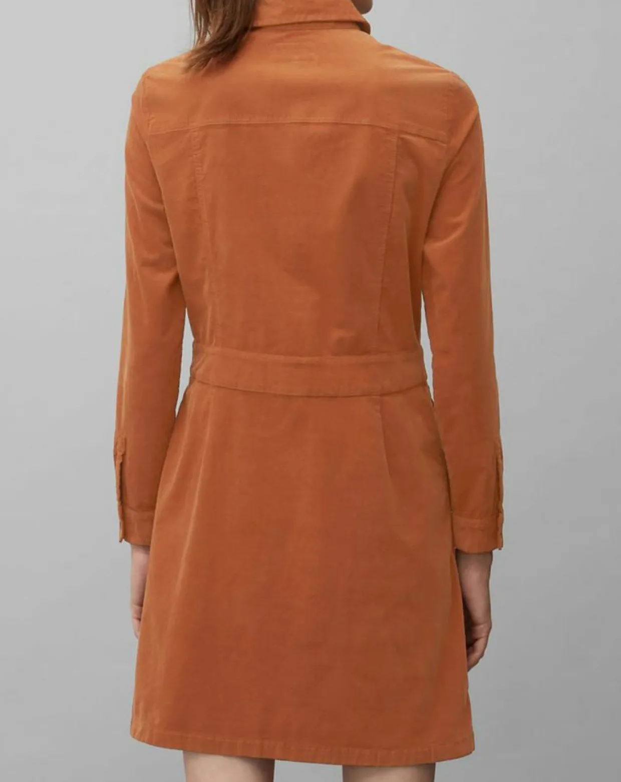 Robe en Velours Milleraies marron-Marc O'Polo Best