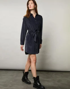 Robe en Velours Milleraies Revol minuit-Hartford Best