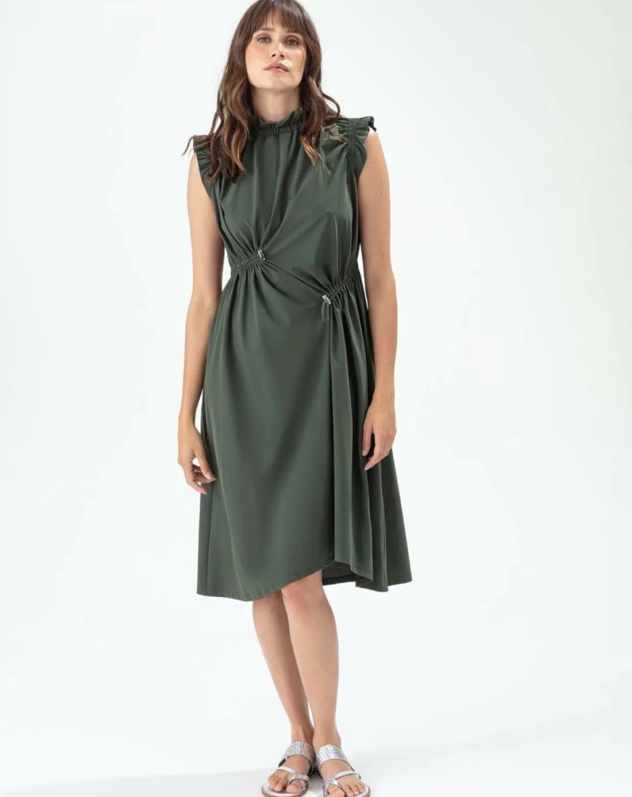 Femme Indies Robes^Robe Eta kaki