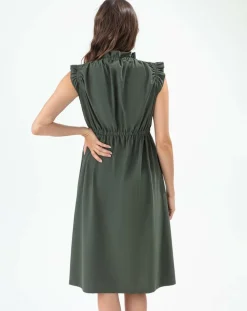 Femme Indies Robes^Robe Eta kaki